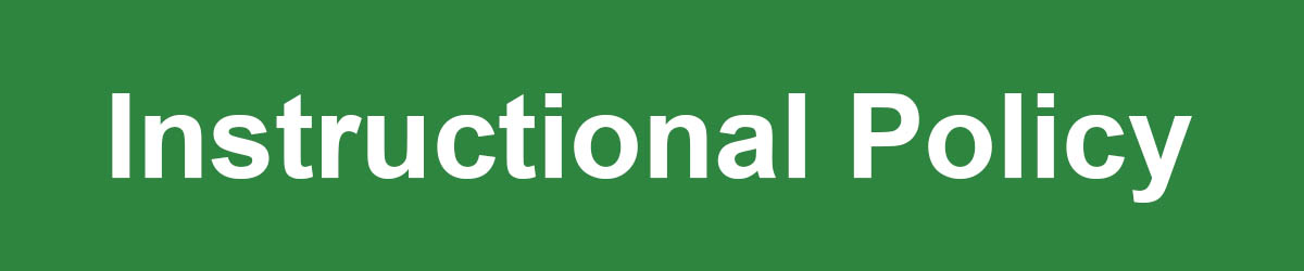 Instructional Policy Banner