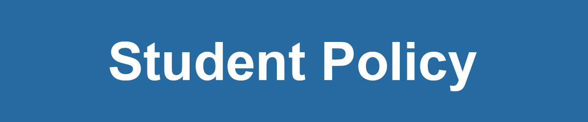 Student Policy Banner