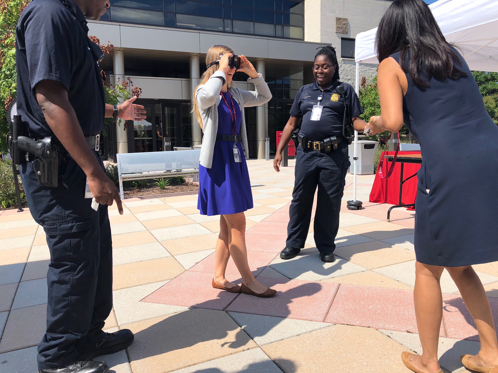 Campus police testing sobriety goggles