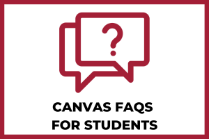 Canvas FAQs for Students icon