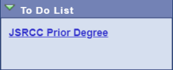 SIS To Do List showing a requested financial aid item