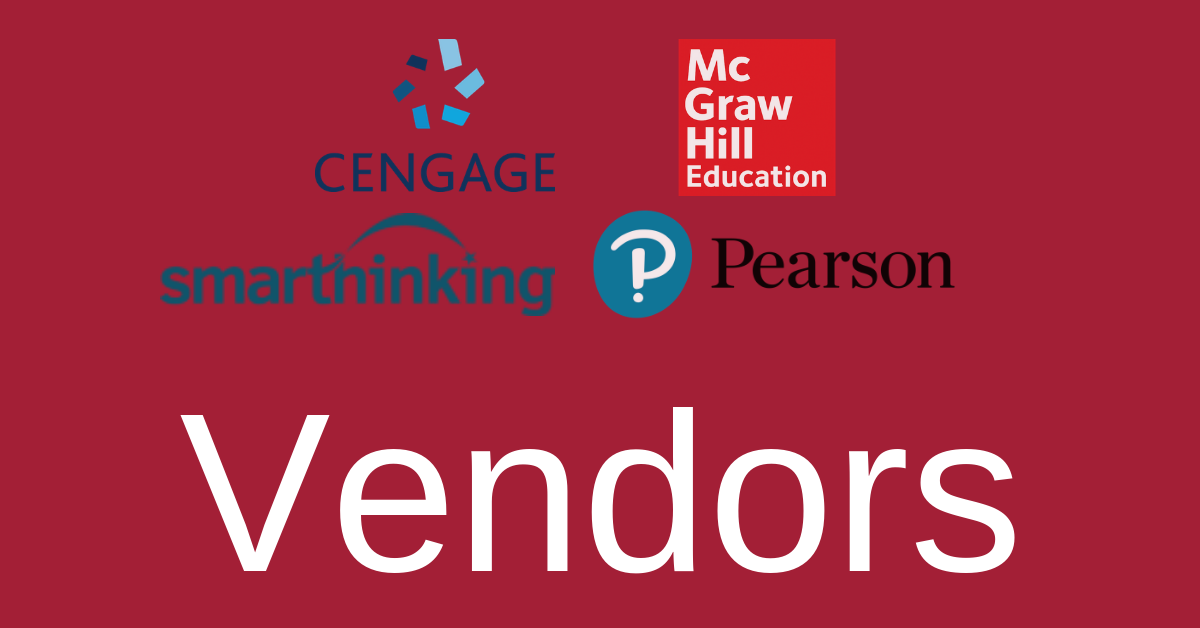 Vendors button