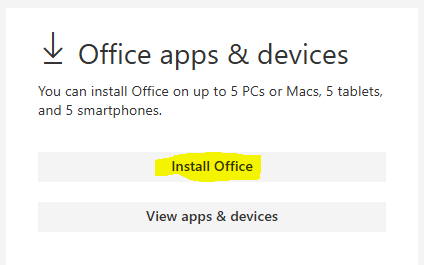 Install Office